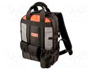 Tool rucksack; polypropylene; 310x400x100mm BAHCO