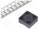 Inductor: wire; SMD; 220uH; 350mA; 1.65Ω; ±20%; 7.3x7.3x3.4mm Viking