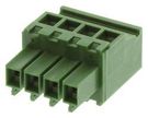 TERM BLOCK, PLUGGABLE, 4POS, 24-16AWG, 3.5MM