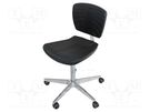Chair; ESD; Seat dim: 445x445mm; Back dim: 400x305mm; 440÷570mm 