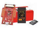 Dev.kit: with display; LCD TFT; 0.9"; 80x160; 180cd/m2; 500: 1; IoD 4D Systems