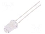 LED; bluish green; 5mm; 15500÷18500mcd; 25°; Front: convex FORYARD