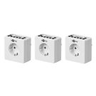 Set of 3, Digital Timer, white - easy-to-use digital time switch