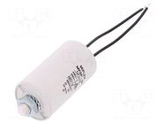 Capacitor: polypropylene; motors, run; 5uF; 450V; Ø40x83mm; ±10% MIFLEX