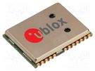 Module: GPS/BEIDOU; ±2.5m; NMEA,UBX; -160dBm; 2.7÷3.6VDC; SMD u-blox