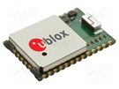 Module: GPS/BEIDOU; ±2.5m; NMEA,RTCM,UBX; -167dBm; 2.7÷3.6VDC u-blox