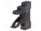 Socket; PIN: 8; 5A; for DIN rail mounting; screw terminals; 250VAC SCHNEIDER ELECTRIC
