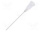 Needle: steel; 1.5"; Size: 27; straight; 200um; Mounting: Luer Lock FISNAR