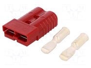 Connector: DC supply; plug; hermaphrodite; SB® 350; 600V; PIN: 2 ANDERSON POWER PRODUCTS