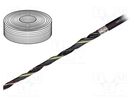 Wire: control cable; chainflex® CF891; 4G1.5mm2; black; stranded IGUS