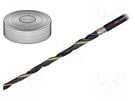 Wire: control cable; chainflex® CF881; 7G0.5mm2; black; stranded IGUS