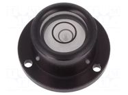 Spirit level; mounting flange, for bolting surface; H: 10mm ELESA+GANTER