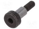 Shoulder screw; steel; M3; 0.5; Thread len: 7mm; hex key; HEX 2mm ELESA+GANTER
