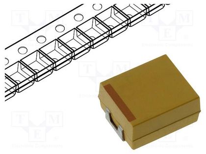 Capacitor: tantalum; low ESR; 68uF; 25VDC; SMD; E; 2917; ±10%; 45mΩ KYOCERA AVX TPME686K025R0045