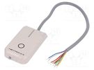RFID reader; 7÷15V; 1-wire,RS232,RS485,WIEGAND; antenna,buzzer NETRONIX