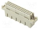Enclosure: for DIN connectors; male; PIN: 48; a+b+c; THT; straight HARTING