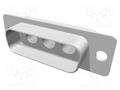DSUB MA 3W3 SHELL W/O CONTACTS HARTING 09692100033