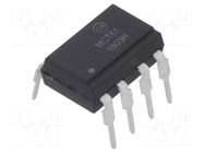 Optocoupler; THT; Ch: 2; OUT: transistor; Uinsul: 5.3kV; Uce: 85V ONSEMI