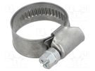Worm gear clamp; W: 12mm; Clamping: 16÷25mm; DD; W2; DIN 3017 MPC INDUSTRIES