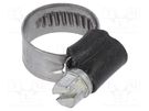 Worm gear clamp; W: 9mm; Clamping: 8÷14mm; steel; ST; W1; DIN 3017 MPC INDUSTRIES