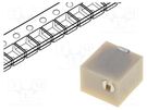 Potentiometer: mounting; vertical,multiturn; 500kΩ; 250mW; SMD BOURNS