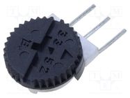 Potentiometer: mounting; single turn,vertical; 1MΩ; 0.5W; THT BOURNS