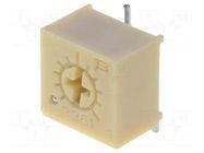 Potentiometer: mounting; single turn,horizontal; 100kΩ; 500mW BOURNS