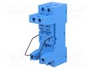 Socket; PIN: 8; 12A; 250VAC; 56.32; for DIN rail mounting; -40÷70°C FINDER