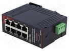 Switch Ethernet; Number of ports: 8; 10÷30VDC; RJ45; IP30 RED LION