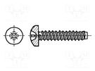 Screw; for metal; 4.8x13; Head: cheese head; Pozidriv; PZ2; steel BOSSARD