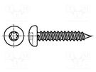 Screw; for metal; 3.5x6.5; Head: cheese head; Torx®; TX15; zinc BOSSARD
