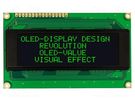 Display: OLED; alphanumeric; 20x4; Dim: 98x60x10mm; green; PIN: 16 RAYSTAR OPTRONICS