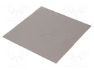 Shielding mat; 240x240x0.5mm; Permeability: 60; EFR KEMET