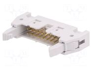 Connector: IDC; socket; male; PIN: 18; Quickie; straight; THT; 2.54mm AMPHENOL COMMUNICATIONS SOLUTIONS