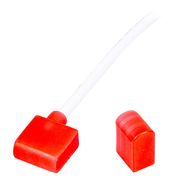 Wiring method for Neon Flex HXR One / red / bottom feed front cap+30cm power cable+tail end cap