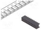 Socket; wire-board; female; Minitek; 2mm; PIN: 20; SMT; on PCBs; 2A Amphenol Communications Solutions