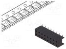 Socket; wire-board; female; Minitek; 2mm; PIN: 16; SMT; on PCBs; 2A Amphenol Communications Solutions
