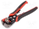 Multifunction wire stripper and crimp tool; 30AWG÷8AWG; 210mm NEWBRAND