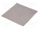 Shielding mat; 240x240x0.3mm; Permeability: 130; EFF KEMET
