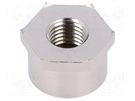 Nut; with earthing; M12; brass; nickel; 24mm; -70÷200°C; Pitch: 1.5 LAPP