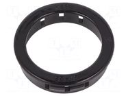Grommet; Ømount.hole: 44.5mm; Øhole: 35.4mm; black KSS WIRING