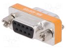 Adapter; D-Sub 9pin socket,D-Sub 9pin plug DIGITUS