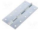 Hinge; Width: 70mm; zinc-plated steel; natural; H: 145mm RST ROZTOCZE