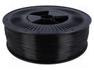 Filament: ABS+; Ø: 1.75mm; black; 230÷240°C; 2kg DEVIL DESIGN