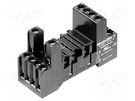 Socket; PIN: 14; 6A; 240VAC; H: 42mm; W: 28mm; for DIN rail mounting WEIDMÜLLER