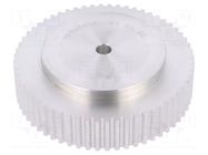 Belt pulley; T5; W: 16mm; whell width: 27mm; Ø: 94.65mm; aluminium OPTIBELT