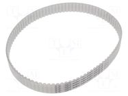 Timing belt; AT5; W: 16mm; H: 2.7mm; Lw: 455mm; Tooth height: 1.2mm OPTIBELT