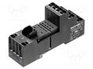 Socket; PIN: 14; 6A; 240VAC; H: 48mm; W: 28mm; for DIN rail mounting WEIDMÜLLER