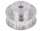 Belt pulley; AT10; W: 16mm; whell width: 31mm; Ø: 55.45mm; aluminium OPTIBELT