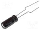 Capacitor: electrolytic; THT; 470uF; 25VDC; Ø10x12mm; Pitch: 5mm YAGEO